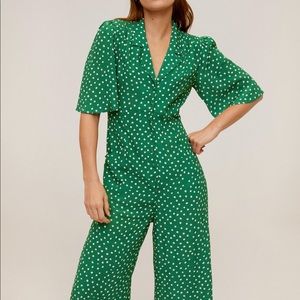 Mango Polka Dot Jumpsuit